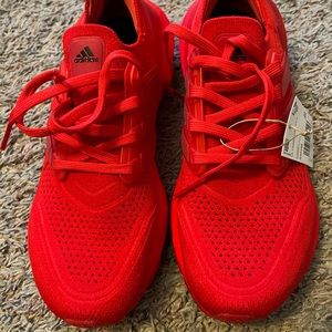 Red adidas ultra Boost